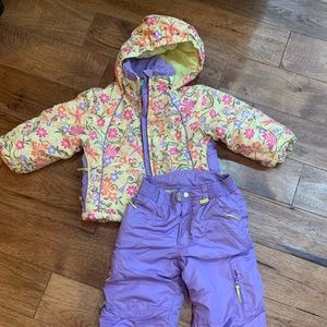 Snow Dragons toddler girls Snow pants and Coat